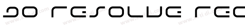 90 Resolve RegularE字体转换